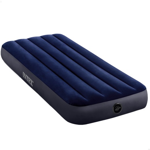 Colchón hinchable Intex Individual Dura-Beam Classic Downy 64756. Medidas: 76x191x25 cm