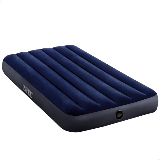 Colchón hinchable individual Intex Dura-Beam Classic Downy 64757. Medidas: 99x191x25 cm