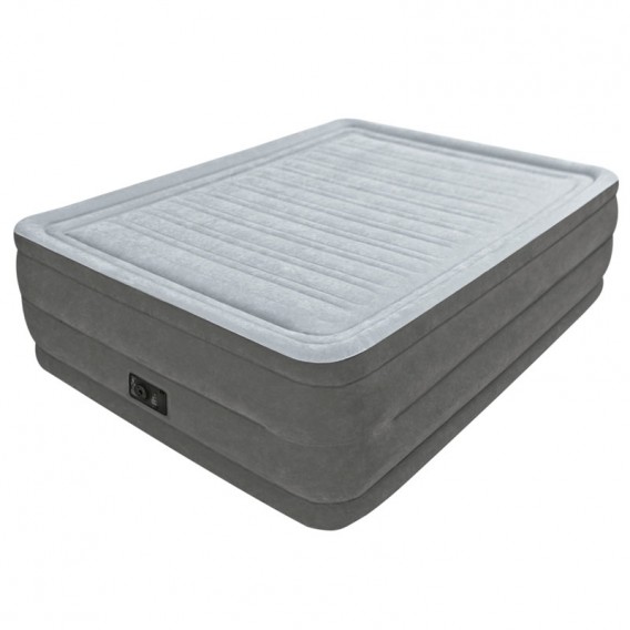 Opblaasbaar bed Intex Comfort-Pluche High Rise Dura Beam Double 64418NP. Afmetingen: 152x203x56 cm