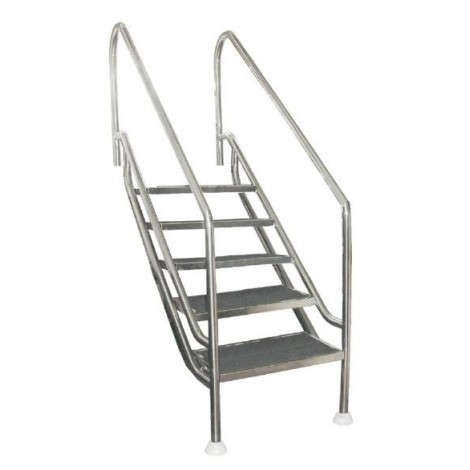 Staircase 5 steps easy special wide access INOX AISI 316L QP