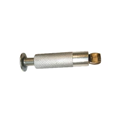 Aluminium anchor and stainless steel screw