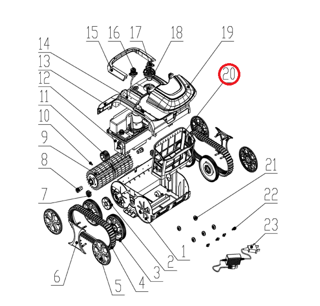 E-TRON i30 cleaner basket