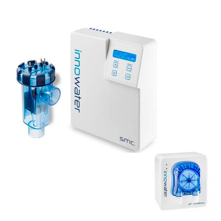 Clorador salino Innowater SMC Bomba Ph/Redox Wireless