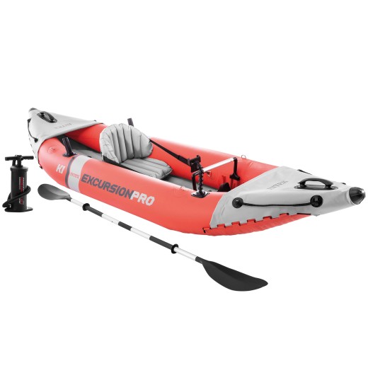 Kayak hinchable INTEX K1 Excursión Pro 1 remo + hinchador 68303