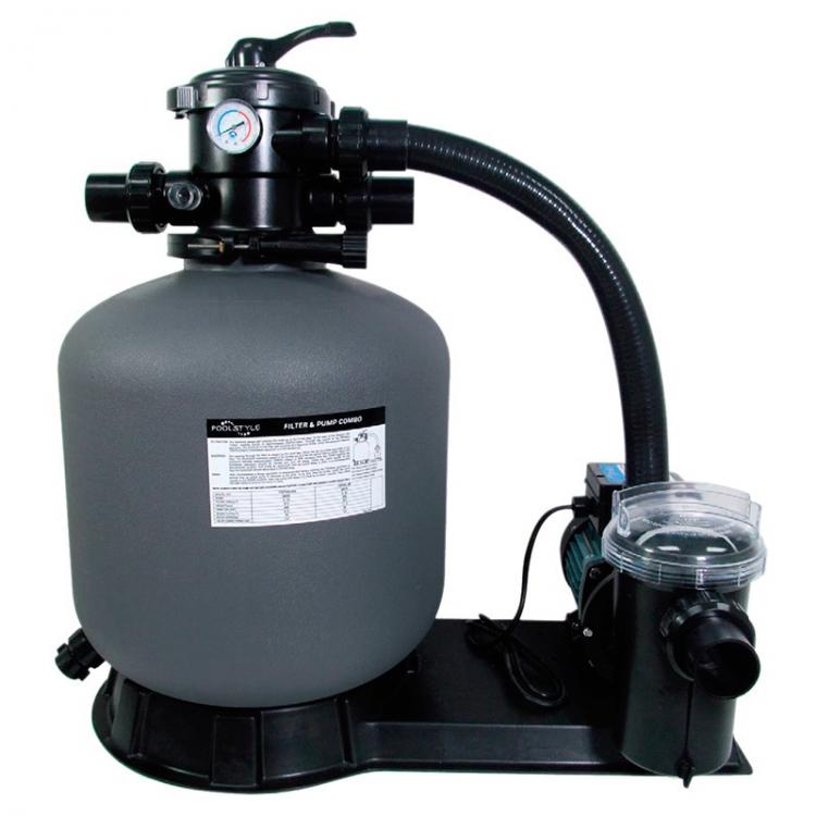 PoolStyle filtration kit with pump and pump