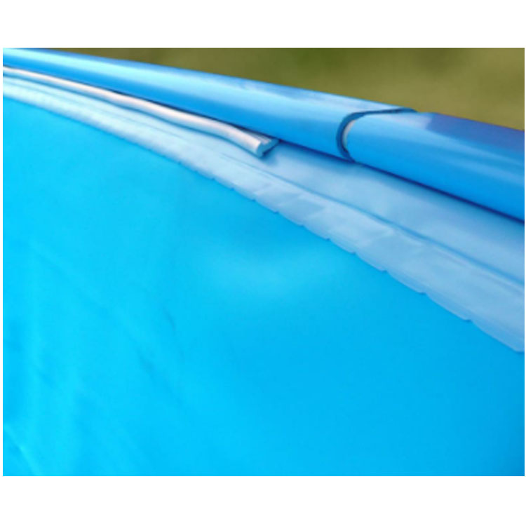 Liner Blå pool Gre oval 60/100 - Højde 120 - Perlesystem
