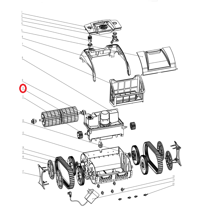 Rullo pulitore E-TRON i20